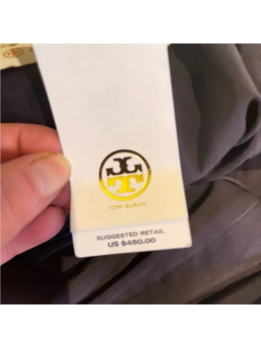 NWT Tory Burch Mini Metallic Pleated Skirt - $450 Size: 8